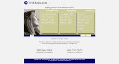 Desktop Screenshot of prochoice.com